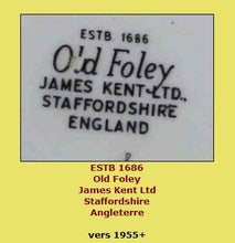 Charger l&#39;image dans la galerie, Staffordshire, Old Foley, James Kent. Pot vintage en porcelaine anglaise
