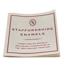 Load image into Gallery viewer, Staffordshire Enamels, Boîte en porcelaine émaillée « Zodiaque », années 1970-1980 Le Charme des Violettes - Brocante en ligne
