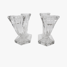 Load image into Gallery viewer, Val Saint-Lambert. Pair of candlesticks, Imperial model, in cut crystal

