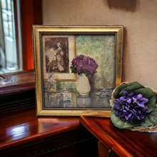 Afbeelding in Gallery-weergave laden, Dolf van Roy. Het boeket viooltjes. Oude reproductie
