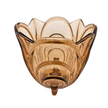Afbeelding in Gallery-weergave laden, Vase Art déco Walther &amp; Söhne, Modèle Irene, en verre rose ambré avec pique-fleurs, années 1930 Le Charme des Violettes - Brocante en ligne
