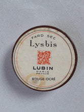 Charger l&#39;image dans la galerie, Lubin. Boîte à fard Lysbis. Années 1930.
