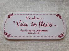Charger l&#39;image dans la galerie, Carte parfumée Parfum Voici des fleurs de Lagrange
