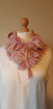 Load image into Gallery viewer, Vintage light pink rabbit stole
