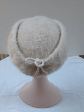 Afbeelding in Gallery-weergave laden, Vintage hoed in beige wol
