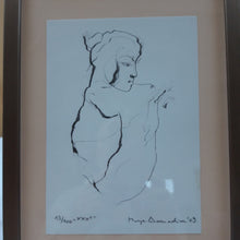Charger l&#39;image dans la galerie, Maya Damadian. Portrait de femme - estampe-multiple.
