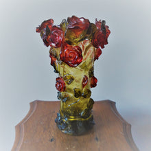 Load image into Gallery viewer, Art Nouveau style vase with roses
