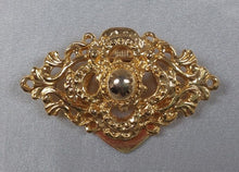 Charger l&#39;image dans la galerie, Pince à foulard vintage dorée
