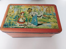 Load image into Gallery viewer, By Wulf Brussels. Old retro box with Little Red Riding Hood.
