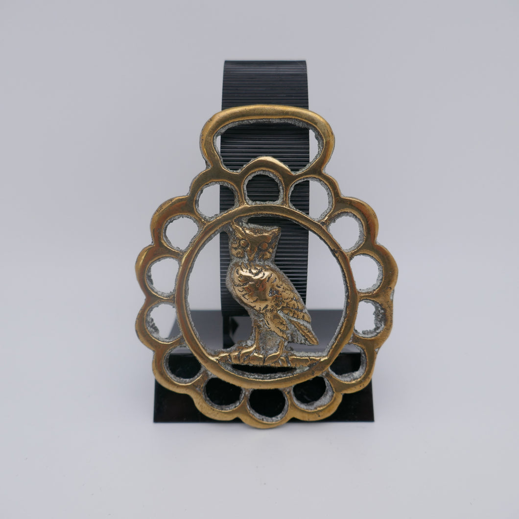 Vintage Brass Horse Medallion – Le Charme des Violettes - Brocante