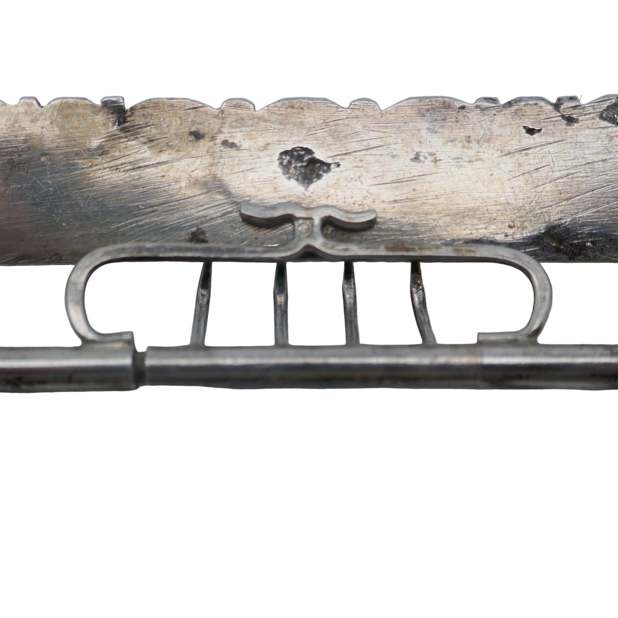 CEINTURE METAL ARGENTE/ PLAQUES ARTICULEES/ MARQUE ITALY CEINTURE METAL ARGENTE/ PLAQUES ARTICULEES/ MARQUE ITALY