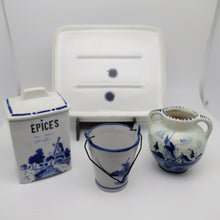 Load image into Gallery viewer, Delft porcelain vintage set
